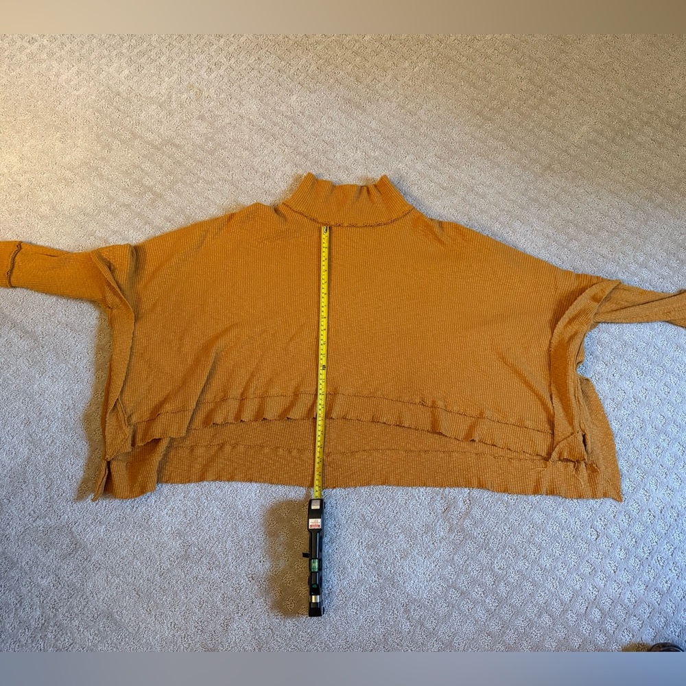 Free People We the Free Orange Turtle Neck Sweater - Picture 14 of 15